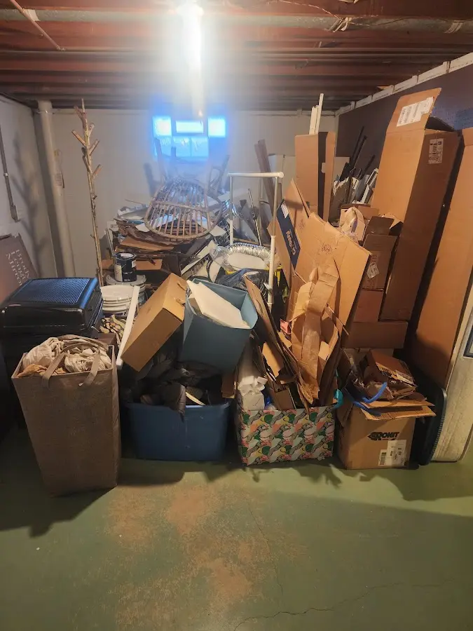 Roll-off dumpster container at job site for Yard Waste Dumpster Rental in Hilmar-Irwin